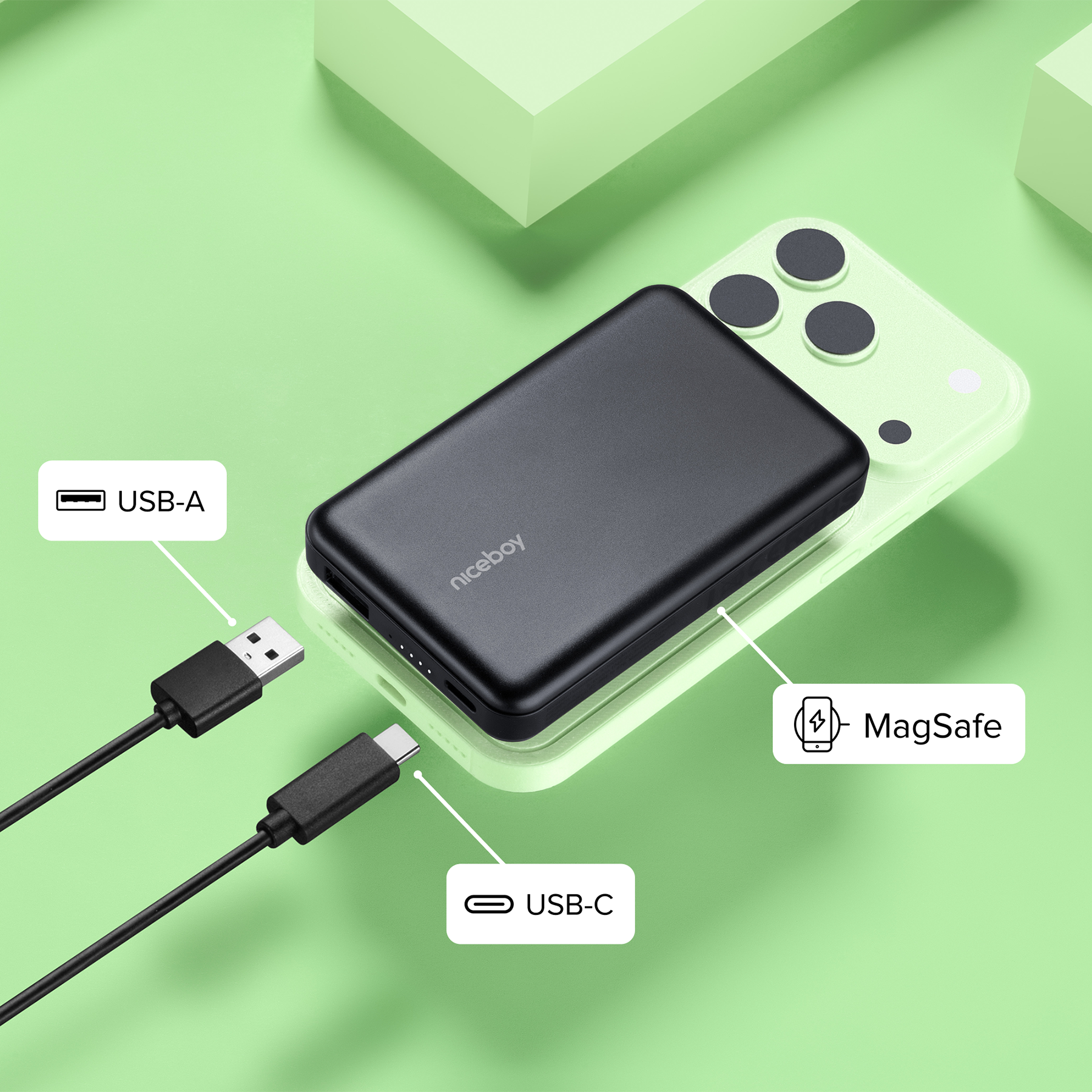 Niceboy PowerBank 5.000 mAh