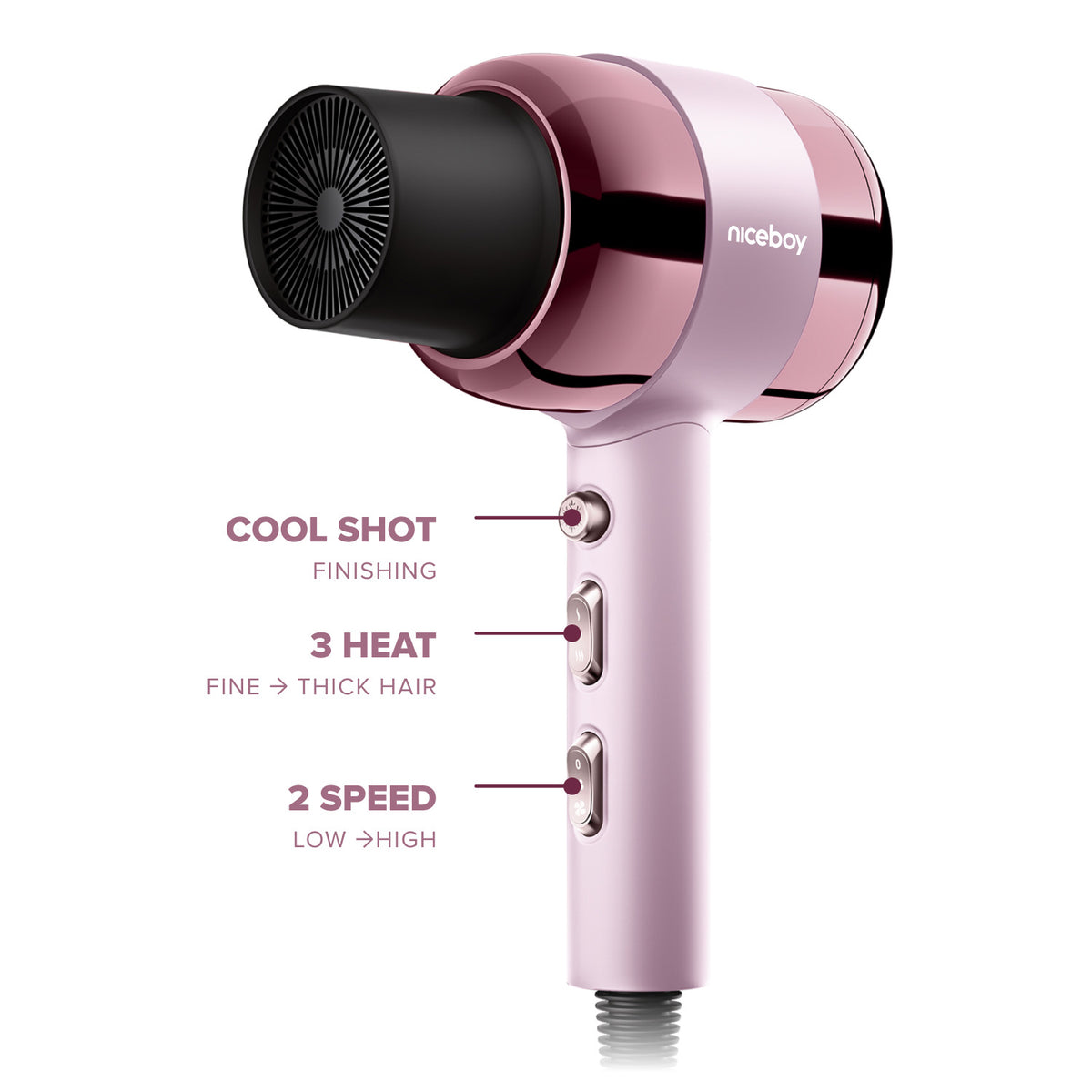 AirSonic PRO Rózsaszín