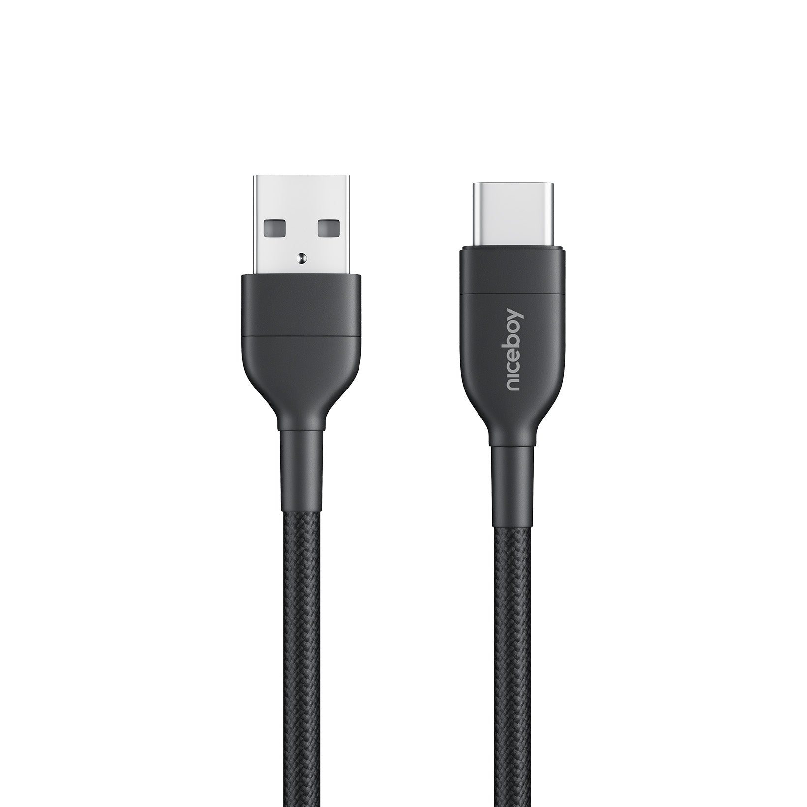 Niceboy Mágneses Töltőkábel USB-A-ról USB-C-re Fekete