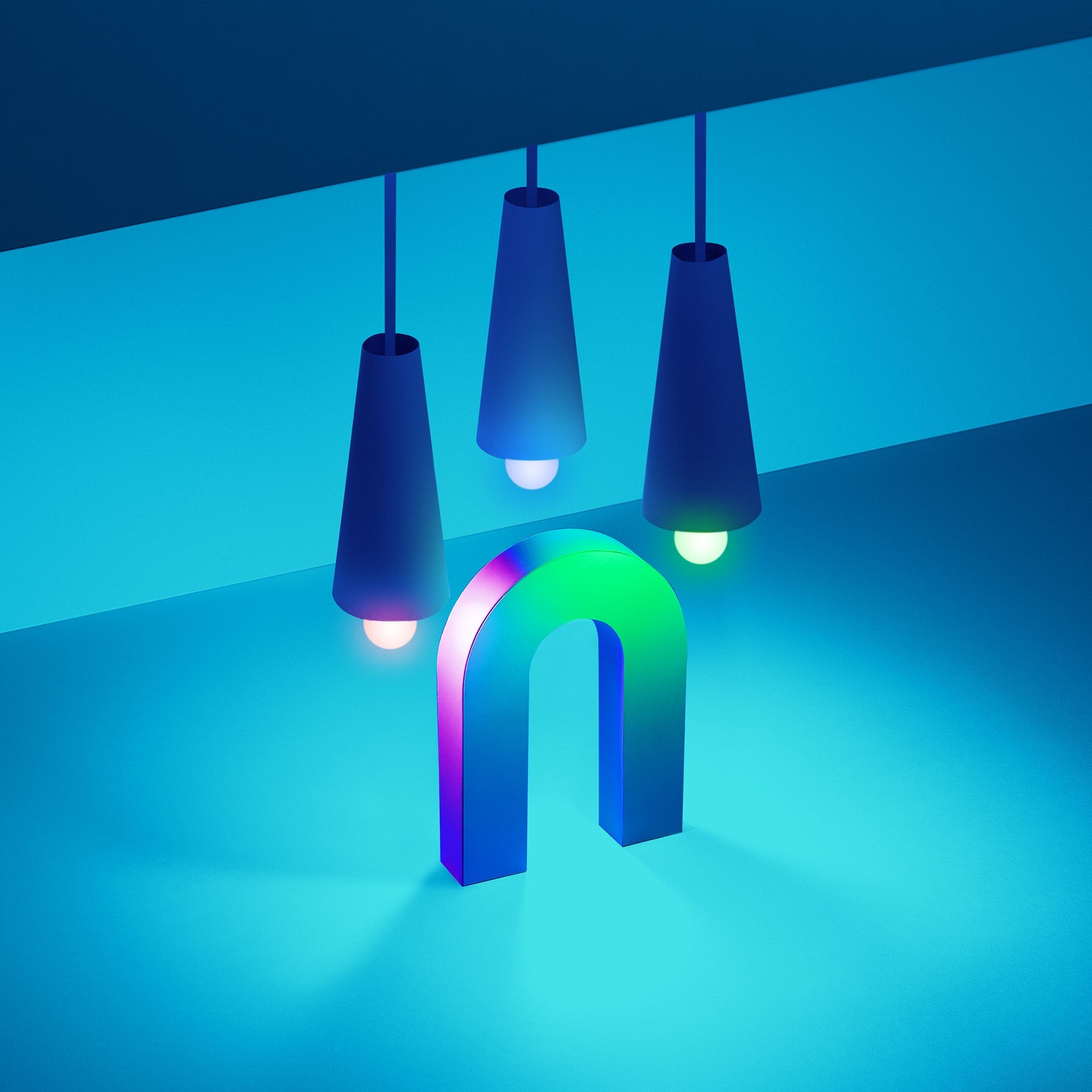 SmartBulb RGB E27 9W hármas csomag
