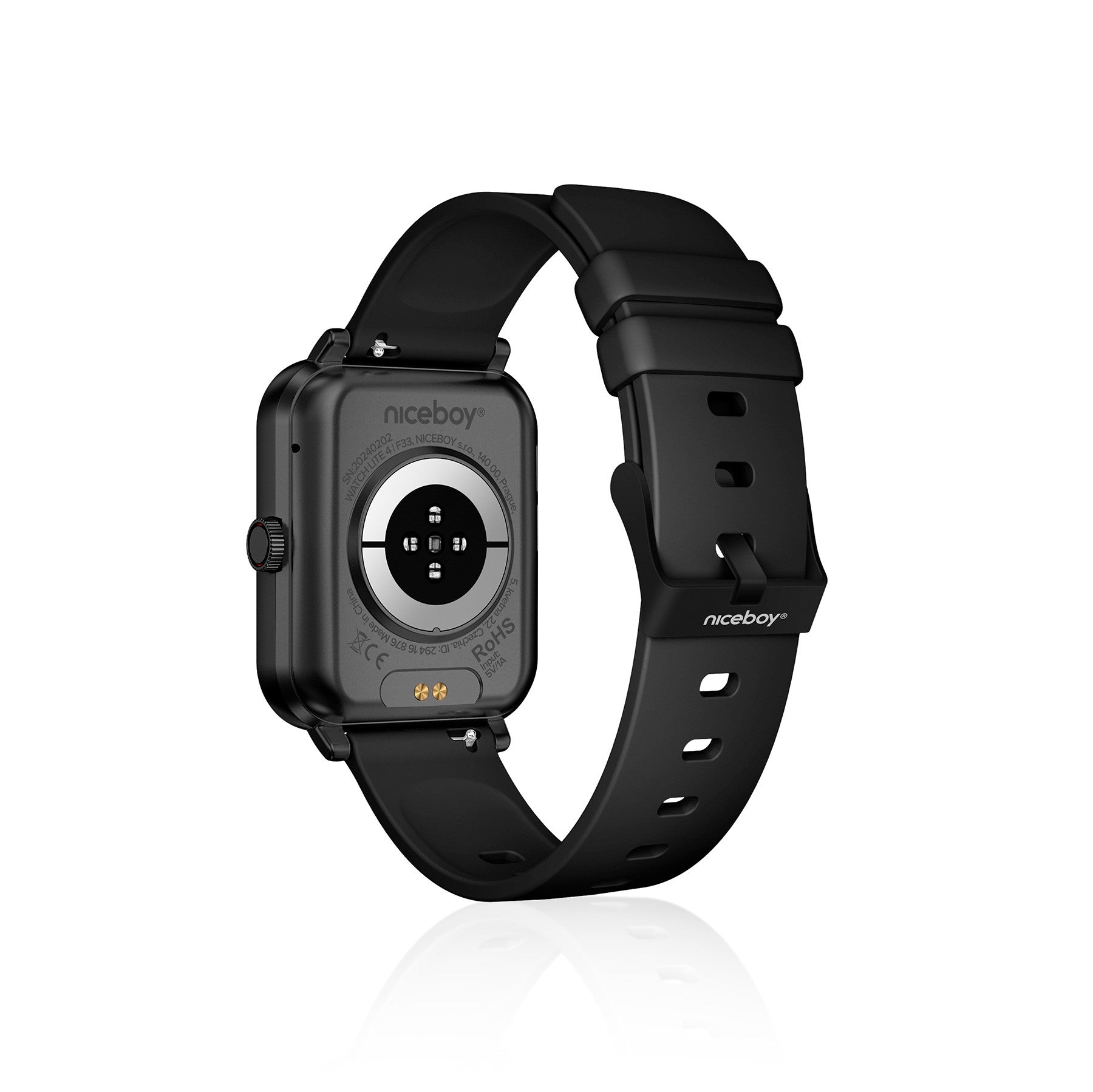 Niceboy Watch Lite 4 karbon fekete